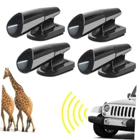 Cdw4b Promkig 4pcs Deer Warning Whistles Device For Cars Anti-deer-ultrasonic-whistles Black