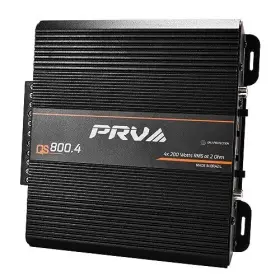 Qs800.4 Prv Audio 2 Ohm Compact 4 Channel Car Amplifier X 220 Watts