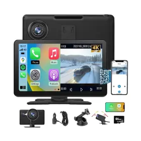 Pyniro 789534192152 9 Inch Carplay Screen Portable For Car Wireless And Android Auto... Fast Ship
