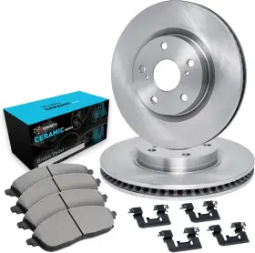 Feb.59042.02  R1 Concepts Front Brakes And Rotors Kit Ceramic Brake Pads Fits For 2017-2021 Honda Cr-v