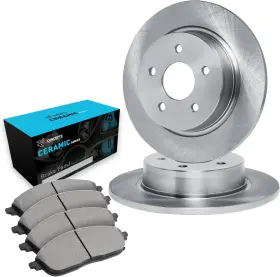 Reb.44152.02 R1 Concepts Rear Brakes And Rotors Kit Ceramic For Car Truck Suv
