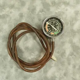 5587108 Rac Vacuum And Fuel Pump Tester Gauge 0-25 Inhg 0-8 Psi Vintage Usa Used