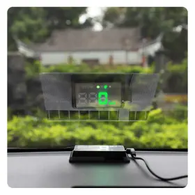 462115093 Racrdo Hud Car Head Up Display Speedometer Monitor Board Windshield Projector #2
