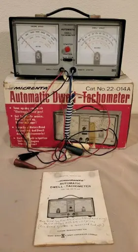 22-014a Radioshack Vtg Radio Shack Micronta Automatic Dwell-tachometer