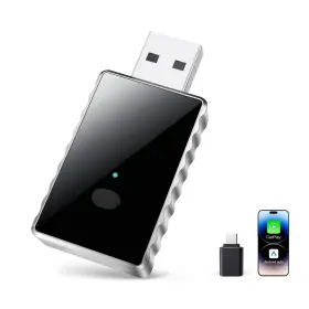 Wicarplay-01 Raindrops 2-in-1 Wireless Carplay Adapter And Android Auto Plug Play