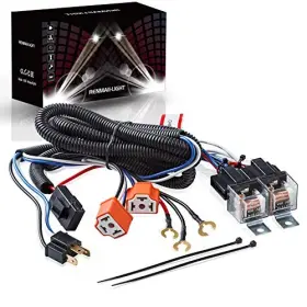 Ren012 Renmaii-light H4 Headlight Relay Harness Wiring H6054 7x6 5x7 6054 Led