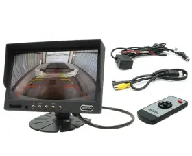 250-8220 Rostra 2508220 7 Inch Lcd Video Monitor With Dashboard Hinge Mount Dual Camera Inputs #2