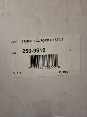 250-9610 Rostra 2509610 Electronic Cruise Control Kit Ford Fiesta Etc
