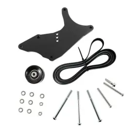 Wsl0001 Ruianshihanyuguojimaoyiyouxiangongsi Ls Truck Suv Dual Alternator Bracket Kit For Gm 4.8l 5.3l 6.0l 6.2l Black