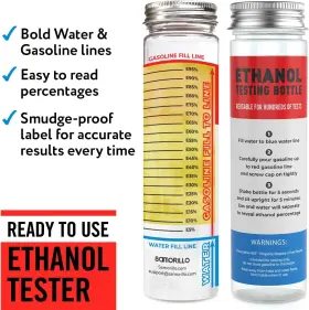 Gas101 Samorillo 2-pack Reusable Ethanol Testing Kit - Wide Mouth Fuel Test Bottle For E85 #2