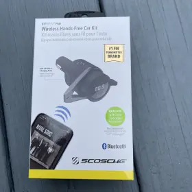 Btfmpd3sg-sp Scosche - Pro Bluetooth Fm Transmitter With Power Delivery Black