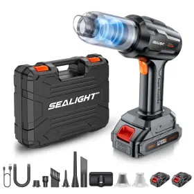 X1-pp Sealight Car Vacuum Portable Cordless High Power Suction And Air Duster 7 I