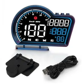 Hud-g16 Shelita Speedometer Heads Up Display Car Gps Hud G16 Driving Speed Clock