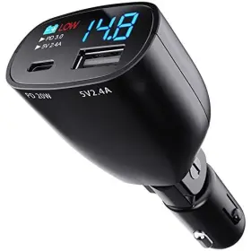 Shenzhen Newtowe Techonogy Co. Ltd 724184976837 Usb C Car Charger With Voltage Display 20w Pd Fast &