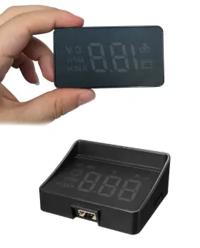Obd2 Sherox 924472008330 3.5 Inch Car Hud Head Up Display With Obd2/euobd Interface Plug And Play Vehicle Sp #3