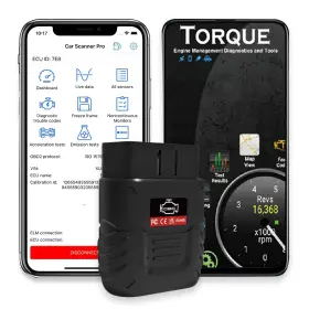 St-obd2-v019 Sinotrack Obd2 Scanner Bluetooth Auto Diagnostic Scan Tool Car Fault Black
