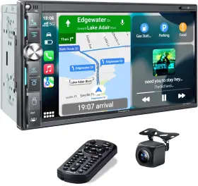 Joy-w018 Sjoybring 7 Inch Double Din Car Stereo With Wireless Apple Carplay And Android Auto