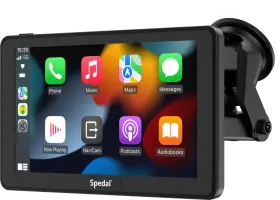Sp786-cv Spedal Portable Car Stereo With Wireless Carplay And Android Auto Cl786 Carp