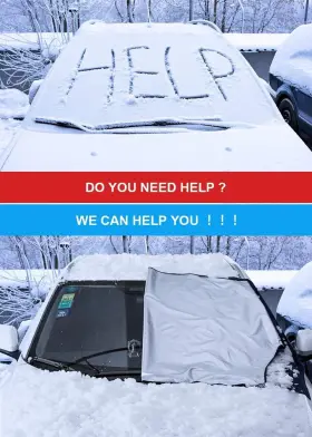Sukceso 744759856982 Windshield Snow And Ice Cover Waterproof Sun Protection For All Cars Trucks Su #3