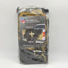 Team Promark 681620387194 Nfl New Orleans Saints Automotive Tailgate Cover Fits Full Sized Trucks