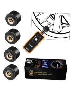 H18-1202-us5 Tenpmas Tpms Sensor Set Of 4 For Gm 315mhz Tire Pressure Replacement Chevy