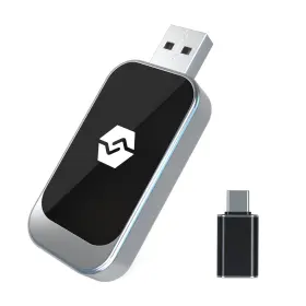 Q1bz Thrillcorner Wireless Carplay Adapter For Apple Converts Wired To Plug