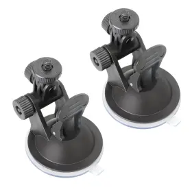 1875 Thtrht 2 Pack Dash Cam Suction Cup Mount With 1/4 Screw Thread Black