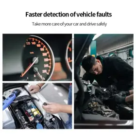Elm327 Turbo-roofinds 313027010090 Mini V2.1 Bluetooth Detector Obd Dual Mode 5.1 Car Malfunction #3