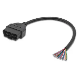 Tuxihapp-thp-270 Tuxihapp Obd Obdii J1962 16 Pins Male Connector To Open Plug Wire 30cm/12 Car Dia