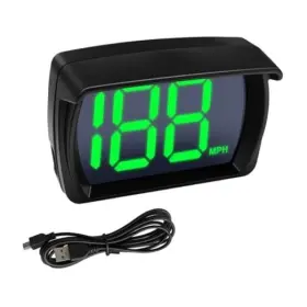 Tuxihapp-thp-278 Tuxihapp Car Hud Gps Digital Speedometer Automotive Mph Led Large Font Head Up Mp/h