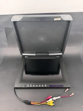 T1508ir-bk Tview 15.4 Inch Tft Flip Down Lcd Monitor Black Surveillance Camera View