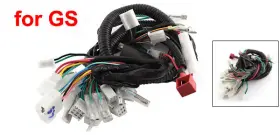Uxcell 712662144151 Motorcycle Ultima Complete System Electrical Main Wiring Harness For Gs #2