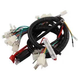 Uxcell 712662144182 Motorcycle Ultima Complete System Electrical Main Wiring Harness For Cg125