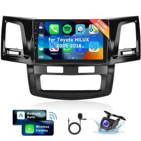 A7185a3453na59 Vechtel 8 Core 4g 64g For Toyota Hilux 2005-2014 Car Radio Wireless Carplay