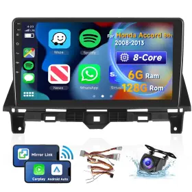 A7246a3572na59 Vechtel 8 Core 6g 128g Car Radio For Honda Accord 8th 2008-2013 With Wireless Carplay