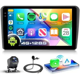 A8418a4294na59 Vechtel 4g 128g Android 15 Car Stereo For Audi A3 2003-2013 Wireless Carplay