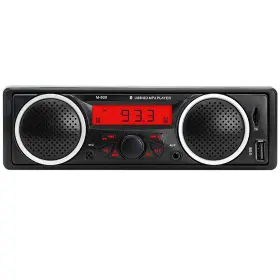Mt1000 Veqenmot Single Din Car Stereo Bluetooth 1 12v-24v Radio With Two Built-in Spe