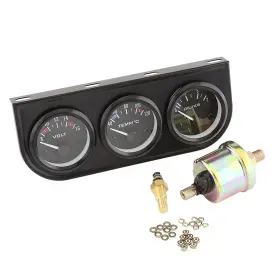 Vgebywa20u1tc76 Vgeby Triple Gauge Set Oil Pressure Water Temp Voltmeter Monitoring Car