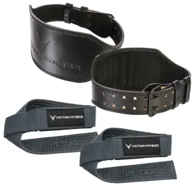 Victor Fitness 671339712171 Vtbbks Small Dual Prong Belt Gray Padded Straps