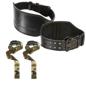 Victor Fitness 671339712287 Vtbbks Small Dual Prong Belt Camo Padded Straps