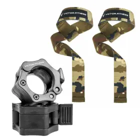 Liftlocks1 Victor Fitness 671339712829 Padded Weight Lifting Straps Barbell Clamps