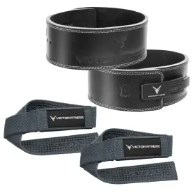 Victor Fitness 671339713451 Vqbbkm Medium Belt 24 Inch Padded Gray Straps