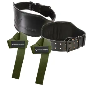 Victor Fitness 671339713789 Vtbbks Small Dual Prong Belt 24 Inch Green Straps