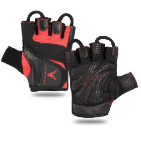 Vg05brm Victor Fitness Black/red Medium Fingerless Gym Gloves