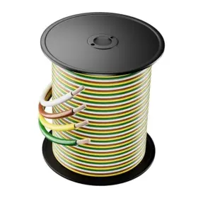 Viptopmo 762736199976 Pure Copper 100ft 4 Way Trailer Wiring Harness 14 Gauge Bonded Wire Spool