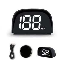 Vjoycar 610521672770 P20 New Car Speedometer Gps Hud Head Up Display Mph Digital Speed Meter Gaug