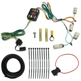 56468 Vkinman 4 Way Trailer Wiring Harness Kit 4-pin Flat Connector Plug Repl