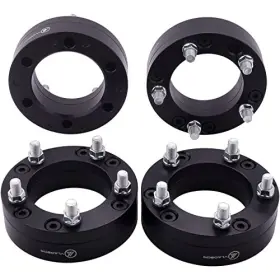 Cg605-504 Vlauto Black Forged 6x5.5 To 5x4.75 Wheel Adapters 2 Inch Compatible Inch-pack Of 4