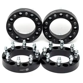 Cg803-384 Vlauto Black Forged 8x6.5 To 8x180 Wheel Adapters 1.5 Inch With Pack Of 4