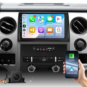 F150 Vosynok 794000309248 9 Inch Car Radio Stereo Upgrade Android 13 For 2009-2012 With Carplay An
